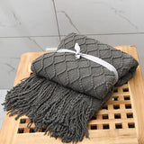 Knit Woven Blanket for Couch