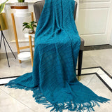 Knit Woven Blanket for Couch