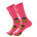 5 Pairs of Women Novelty Socks Fruit Animal Floral Pattern Socks Set