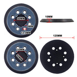 4 Packs 5 inch 8 Hole Hook and Loop Replacement Sanding Pad for DeWalt DWE64233 & N329079