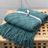 Knit Woven Blanket for Couch