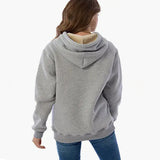 Women's Pullover Hoodies Tops Casual Long Sleeve Pocket Sweatshirts