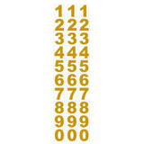 30Pcs Reflective Mailbox Numbers Sticker for Mailbox Door Garbage Bins Address Number