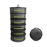 2/4/6/8 Layer Herb Plant Drying Rack Collapsible Dry Net Hanging Drying Rack with Storage Bag