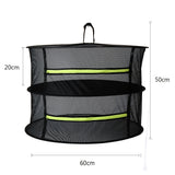 2/4/6/8 Layer Herb Plant Drying Rack Collapsible Dry Net Hanging Drying Rack with Storage Bag