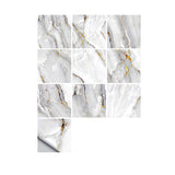 10Pcs Marble Style Mosaic Tile Wall Stickers Waterproof Wallpaper Removable Decal Kitchen Bathroom
