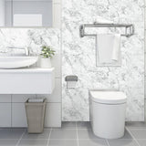 10Pcs Marble Style Mosaic Tile Wall Stickers Waterproof Wallpaper Removable Decal Kitchen Bathroom