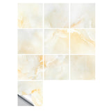10Pcs Marble Style Mosaic Tile Wall Stickers Waterproof Wallpaper Removable Decal Kitchen Bathroom