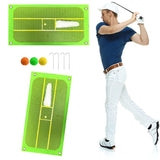 Golf Training Mat Batting Golf Hitting Mat Golf Training Aid Equipment
