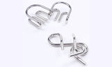 8-Pack Brain Teasers Metal Puzzles