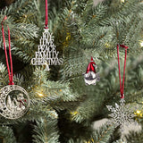Christmas Tree Hanging Pendant Solid Metal Xmas Ornaments Decorations