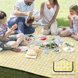 Foldable Picnic Mat Water-resistant Soft Camping Blanket Beach Outdoor Mat