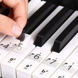 2 Sets Removable Piano Keyboard Stickers For 61/88 KEY