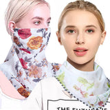 2Pcs Flower Print Lightweight Scarf