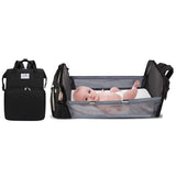 Foldable Mommy Backpack  with Bed