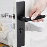4Pcs Child Handles Door Lever Lock Adhesive Proof Doors Safety Tools