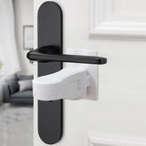 4Pcs Child Handles Door Lever Lock Adhesive Proof Doors Safety Tools