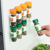 4pcs or 8pcs Spice Clips Organizer Adhesive Spice Bottle Storage Shelf Clip Rack Cabinet Door Spice Clips
