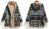 Patchwork Fleece-Lined Coat