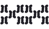 10Pairs Self-Adhesive Heel Grips with Anti-Slip Dots