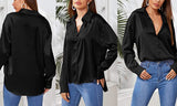 Women's Satin Silky Shirt