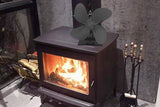 4-Blade Heat Powered Stove Fan