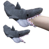 1 Pair Unisex Christmas Knit Crocodile Socks Cute Cartoon Animal Pattern