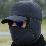 Ski Fleece Hat Warmer with Face Mask