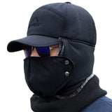 Ski Fleece Hat Warmer with Face Mask