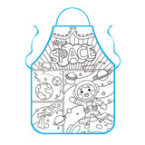 DIY Kids Graffiti Apron with 12Pcs Paintting Pens