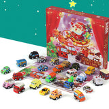 2022 Christmas Advent Calendar for Kids, 24 Days Countdown Calendar Toys with Cars Set for Boys Kids Party Favors Xmas Gift