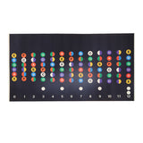 Guitar Fretboard Stickers with 100 Pcs Guitar Picks