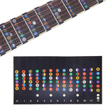 Guitar Fretboard Stickers with 100 Pcs Guitar Picks