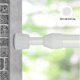 2Pcs  Tension Rods Adjustable Cupboard Bars Curtain Rods Closet Rod Wardrobe Rod