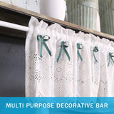 2Pcs  Tension Rods Adjustable Cupboard Bars Curtain Rods Closet Rod Wardrobe Rod