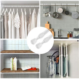 2Pcs  Tension Rods Adjustable Cupboard Bars Curtain Rods Closet Rod Wardrobe Rod