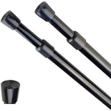 2Pcs  Tension Rods Adjustable Cupboard Bars Curtain Rods Closet Rod Wardrobe Rod