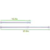 2Pcs  Tension Rods Adjustable Cupboard Bars Curtain Rods Closet Rod Wardrobe Rod