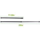 2Pcs  Tension Rods Adjustable Cupboard Bars Curtain Rods Closet Rod Wardrobe Rod