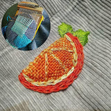 14 Hooks Small Loom-Speedweve Type Weave Tool Set Darning Machine Green