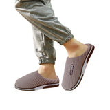 Men Winter Plush Slippers Thick Sole Warm Shoes Home Slippers