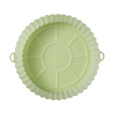 FDA Certified Silicone Round Baking Tray Air Fryer Liner Pizza Oven Basket Mat
