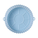 FDA Certified Silicone Round Baking Tray Air Fryer Liner Pizza Oven Basket Mat
