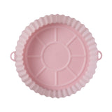 FDA Certified Silicone Round Baking Tray Air Fryer Liner Pizza Oven Basket Mat