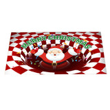 Christmas 3D Printed Vortex Illusion Living Room Floor Door Mat Anti-slip