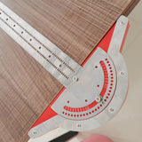 Woodworkers Edge Ruler Adjustable Protractor Angle Finder Stainless Steel Caliper Carpenter Tools