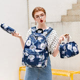 3 Piece School Backpack Lunch Bag Pencil Pouch for Teens