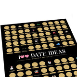 100 Dates Scratch off Bucket List