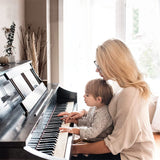 61/88 Keys Removable Silicone Piano Keyboard Note Labels Set Piano Practice Note Chart without Stickers