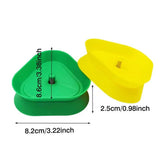 Set of 4pcs Triangle-shaped Hands-free Playing Card Holders Card Game Accessories